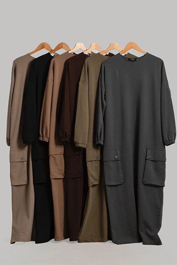 Kargo Cep Sweat – Acı Kahve - 7