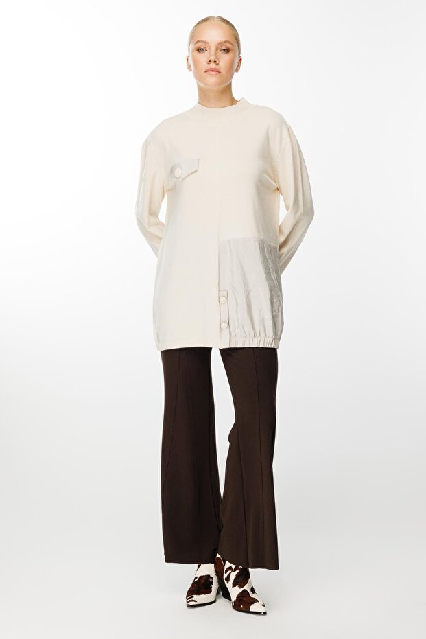 Kombinli Triko Tunik - 1