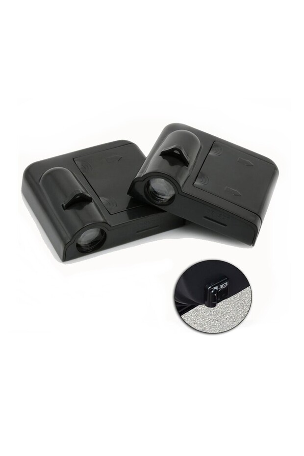 MELEK KANATLI Pilli Kapı Altı Sensörlü Logo - 4