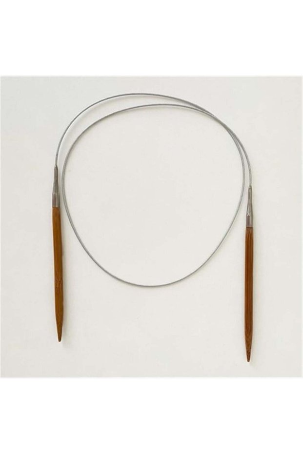 Çelik Misinalı Bambu Şiş 100 Cm 7 Mm