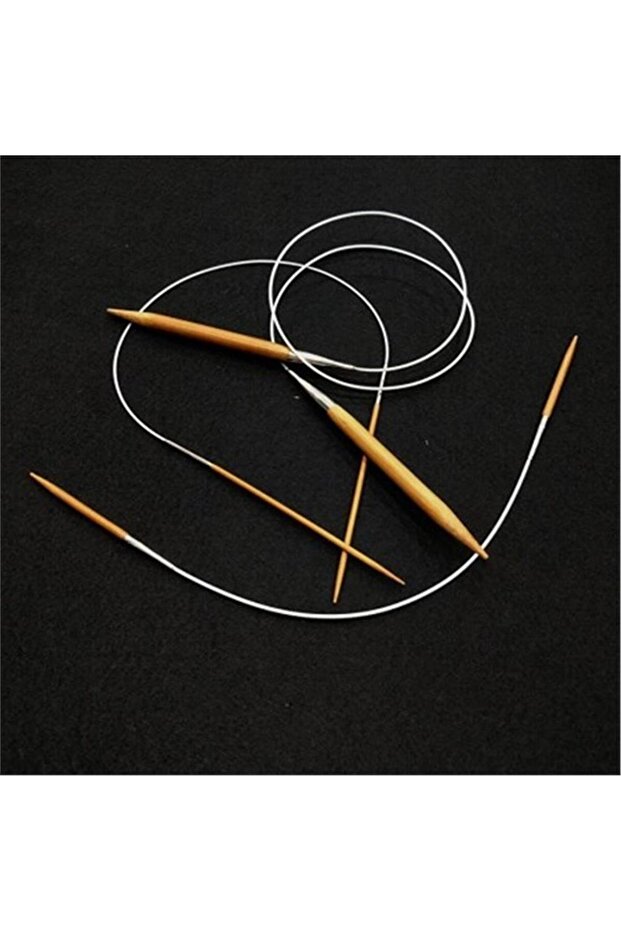 Çelik Misinalı Bambu Şiş 100 Cm 4 Mm - 2