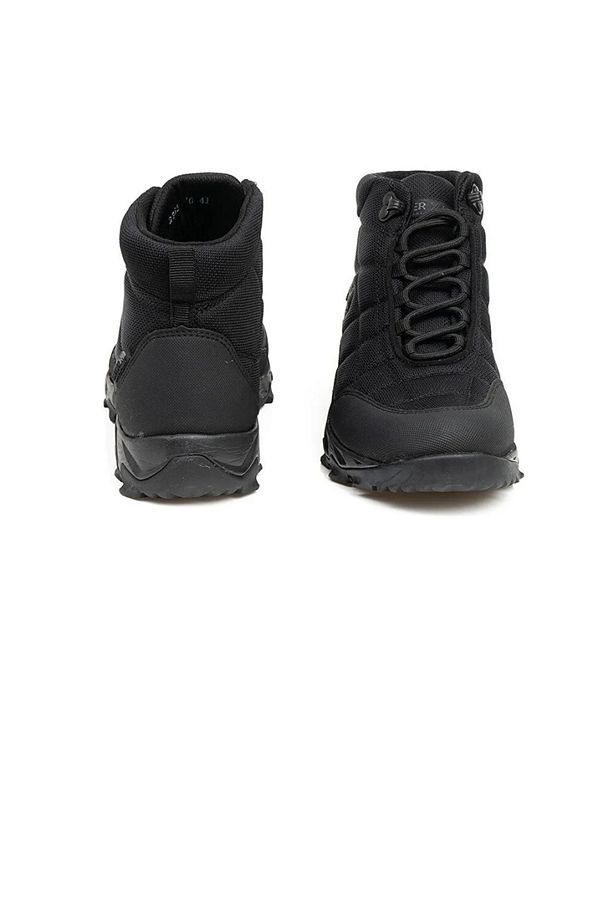 00170 GR Erkek Bot Siyah Şu Geçirmez Unisex Waterproof Bağcıklı Bot - 3
