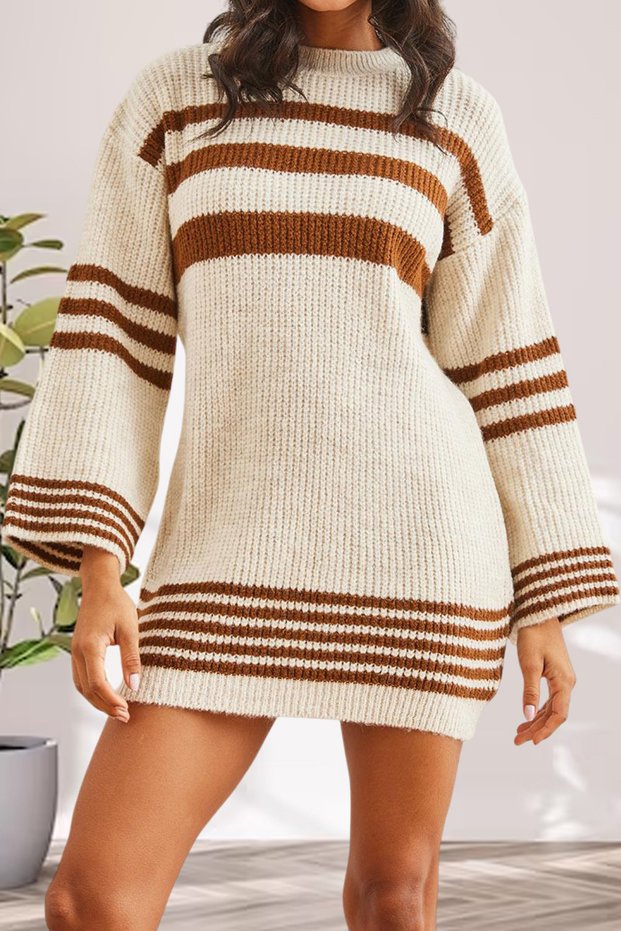 Soft Textured Knitwear Tunic / Dress