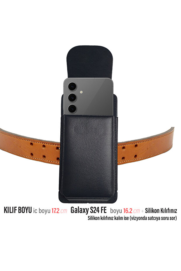 Galaxy S24 Fe Belt Case Clamshell Waist Fitted Belt Case