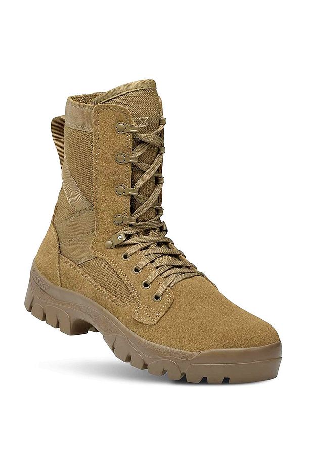 Italy T8 Bifida T.A.A. Tactical Vibram Taban Sıcak İklim Coyote Desert Deri Çöl Botu - 1