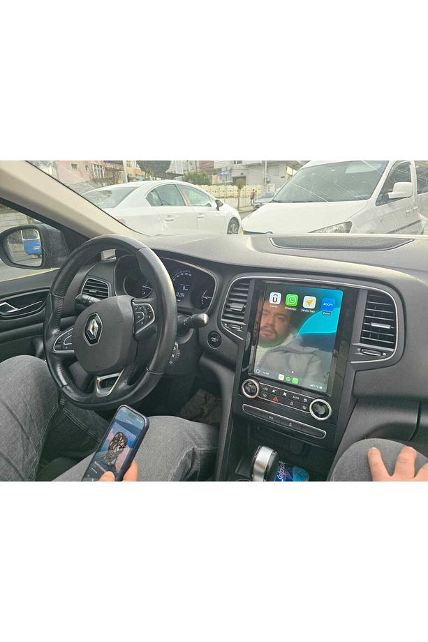 RENAULT MEGANE 4  Uyumlu ANDROİD CARPLAY DİJİTAL KLİMA PANELLİ MULTİMEDYA - 8