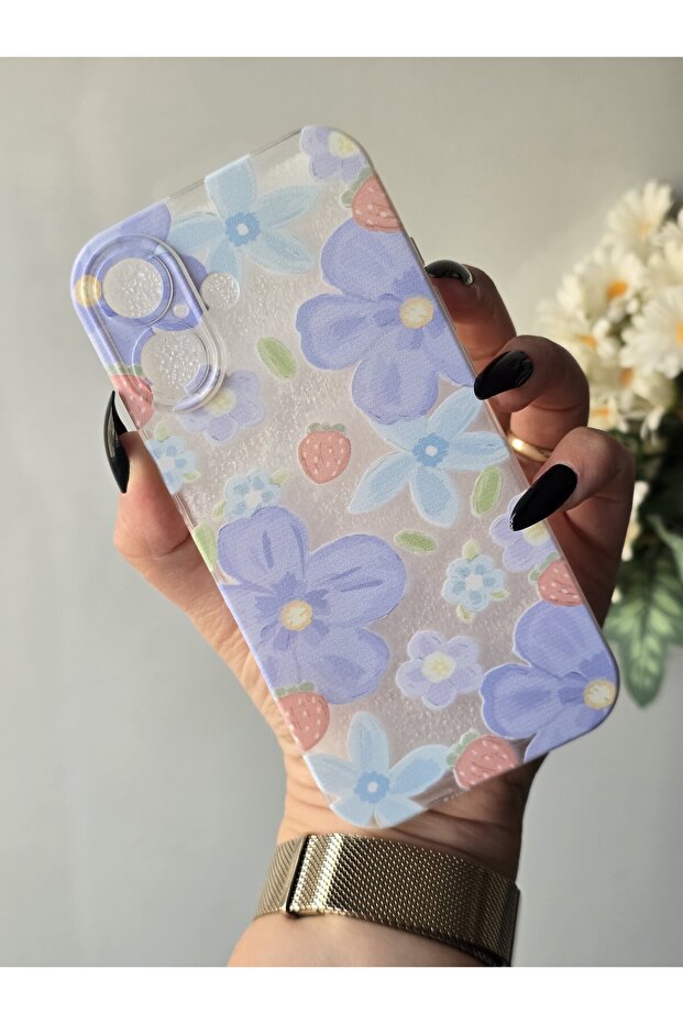 حافظة هاتف شفافة مطبوعة متوافقة مع هاتف آيفون 16 - 3