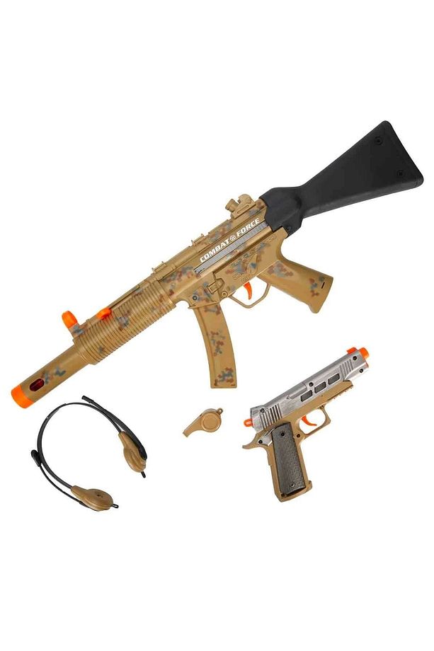 4310 Hero Combat Sesli Ve Işıklı Askeri Silah Seti - - 2