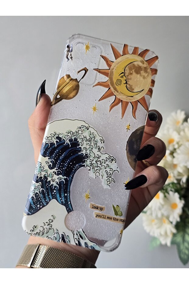 حافظة شفافة منقوشة متوافقة مع Reeder S19 Max مع غطاء خلفي لحماية الكاميرا - 2