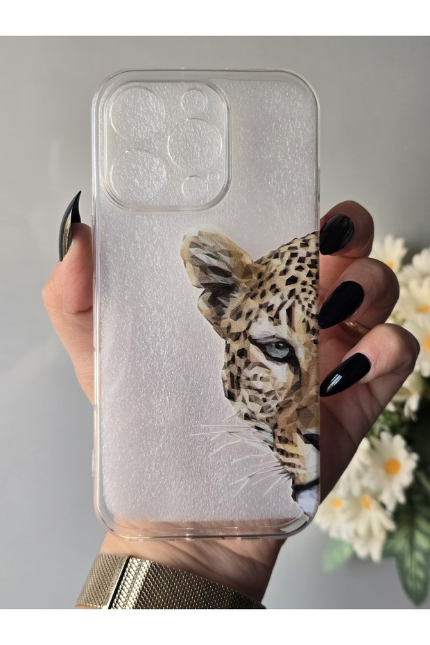 حافظة هاتف شفافة منقوشة متوافقة مع هاتف Iphone 16 PRO - 1