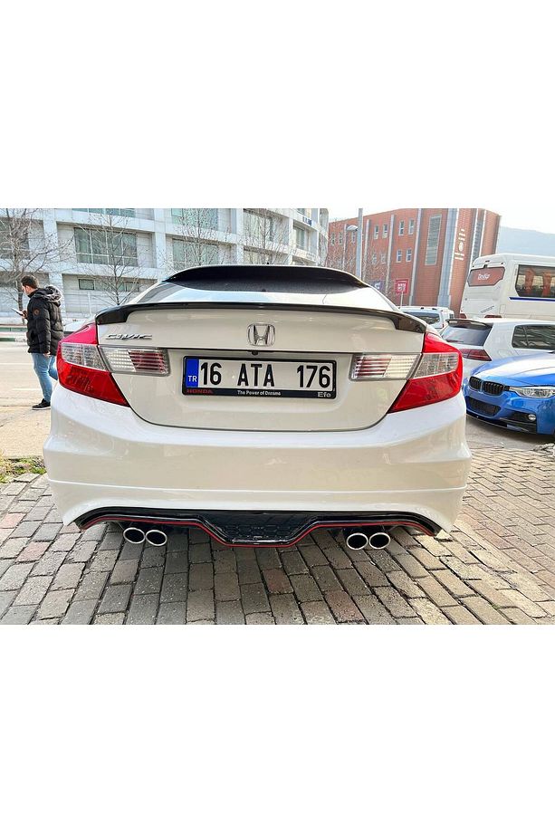 Honda Civic Fb7 Custom Yan Marşpiyel ve Honda Civic Fb7 Custom Difüzör Seti - 1