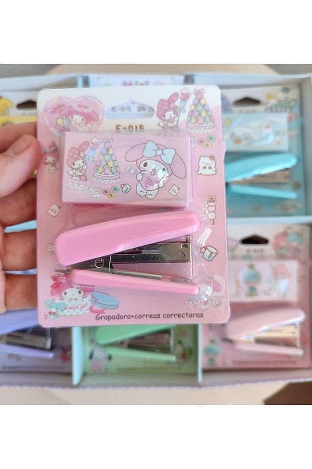 1 ADET Kuromi Zımba Seti Sanrio Karakterli Zımba ve Tel - 5
