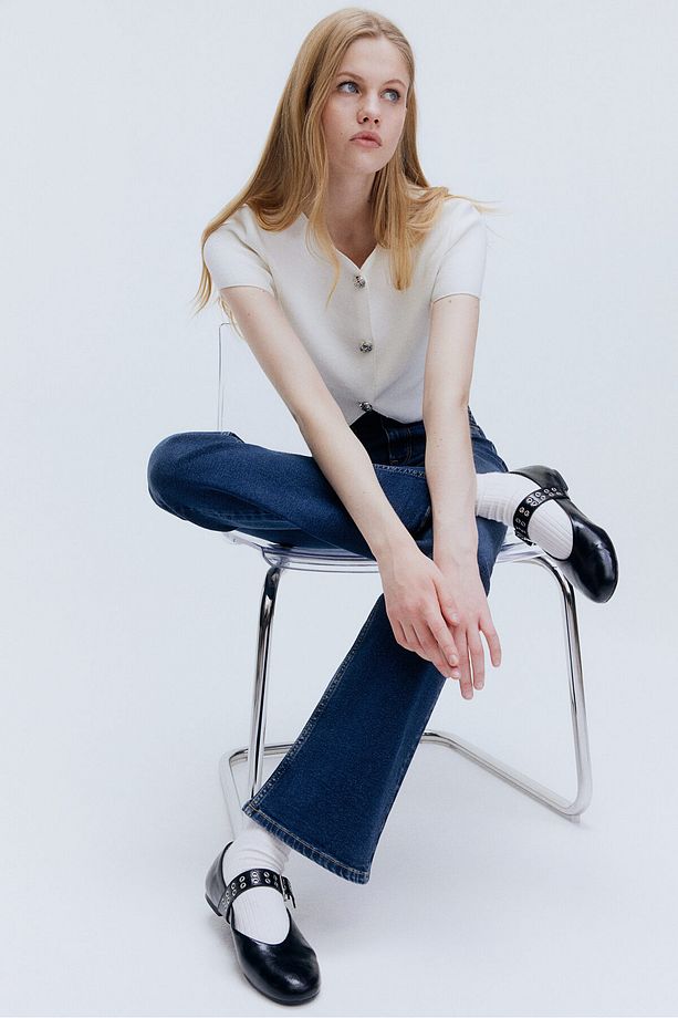 Flared High Jeans - 3
