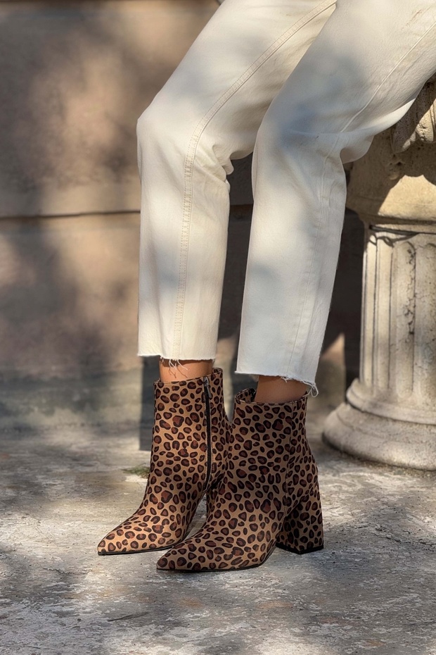 Aqua sárga fekete matt szatén cipzár részlet hegyes orrú női sarkú csizma - 4