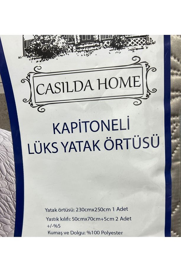 Kapitoneli lüks yatak örtüsü - 4