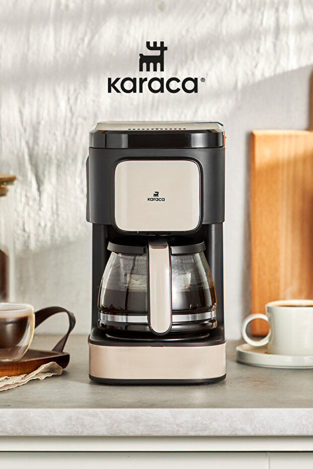 ماكينة صنع القهوة والشاي بفلتر مكون من قطعتين - CoffeeJust Aroma Karaca Latte