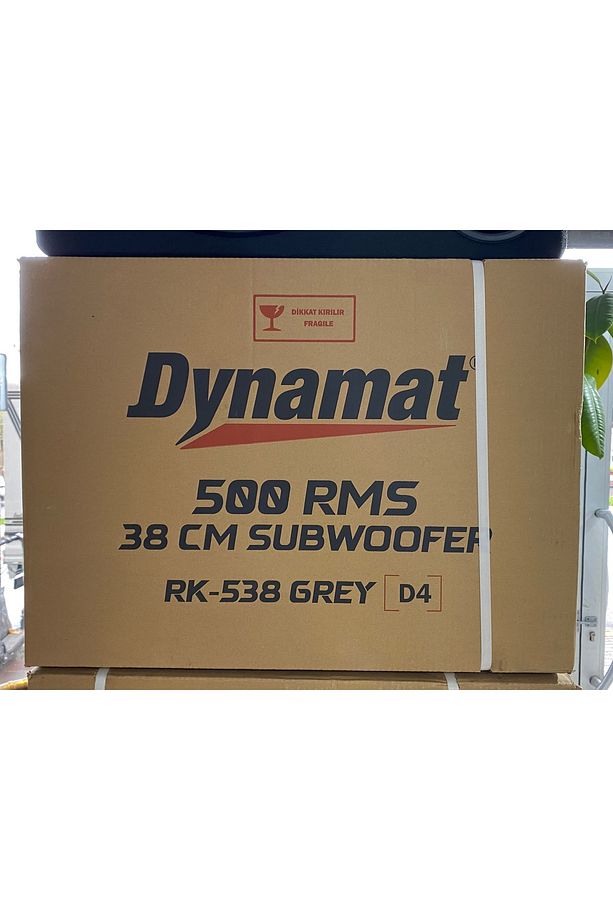 38CM 500RMS ÇİFT BOBİN DYNAMAT KABİNLİ DMC GARAJ - 1
