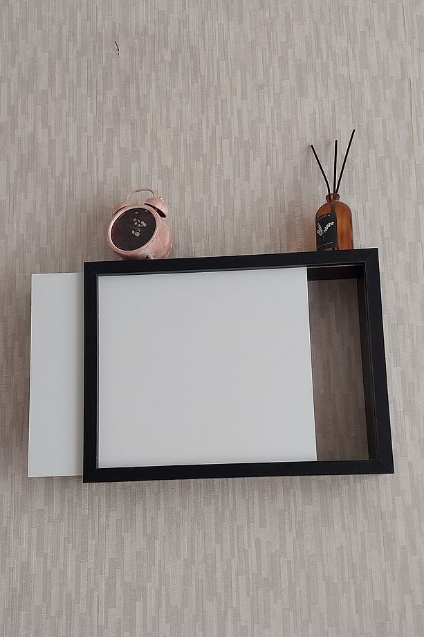 25x35x7 Cm Duvara Asılabilir Sigorta Ve Modem-wifi Saklama Kutusu! Saklama Kutusu-Düz Model - 1