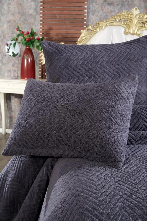 Ultrasonik Çift Kişilik Welsoft Yatak Örtüsü Seti - 240x260 Cm - 3