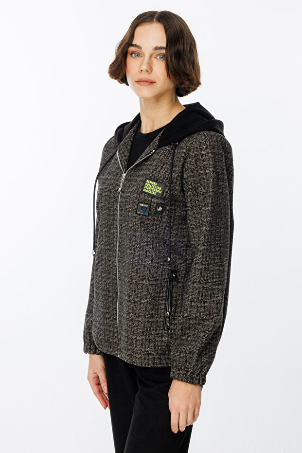 KAPİŞONLU MONT SİYAH - 2