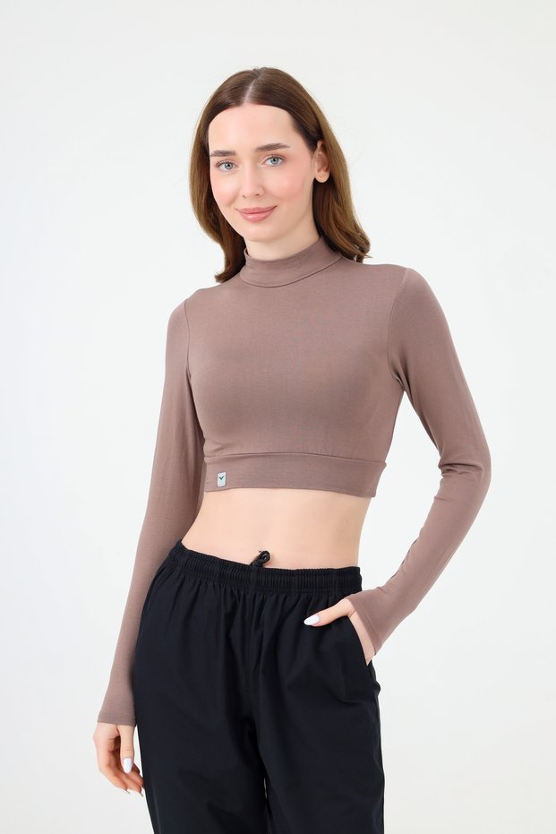 Turtleneck Crop Body Dark Vision