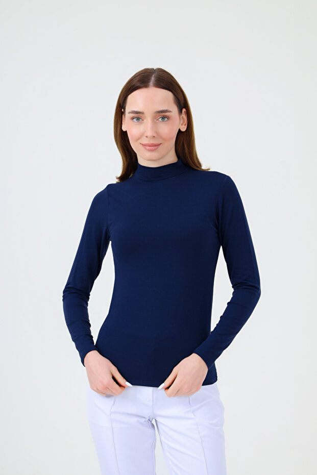 Turtleneck Body Navy Blue