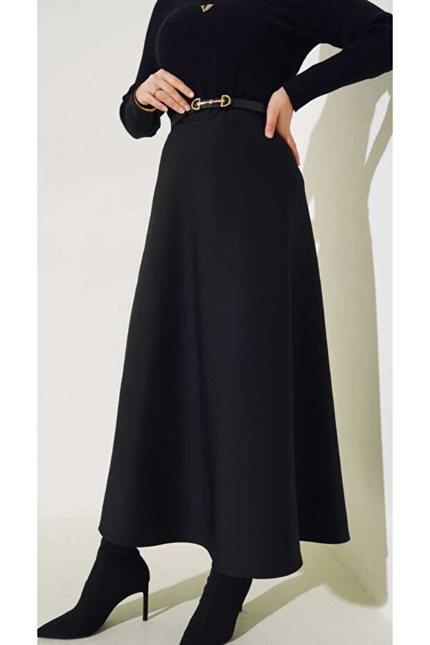 Women's Long Scuba Skirt