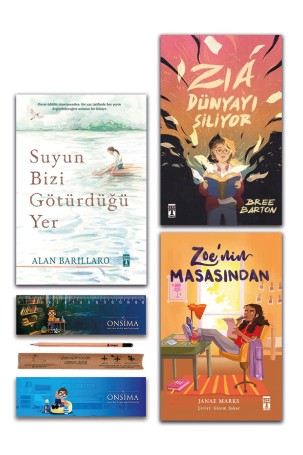 Suyun Bizi Götürdüğü Yer - Zia Dünyayı Siliyor - Zoe nin Masasından Set 3 Kitap - 1