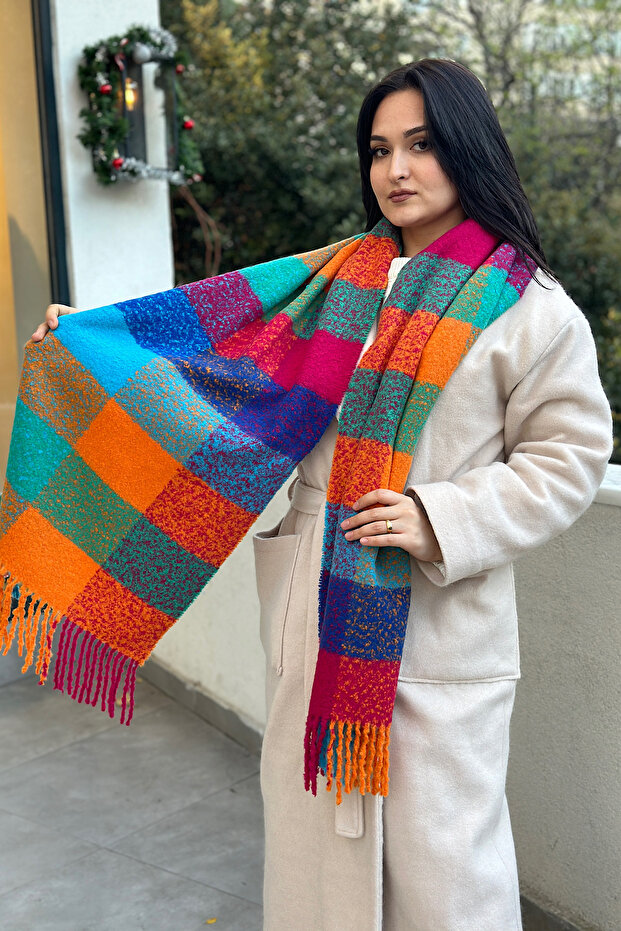 Cairo Bouclé 100% Buklet Premium Atkı - 3