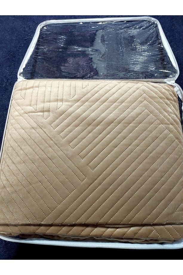 Microplush Çift Kişilik Yatak Örtüsü (260X240)-kahve - 3