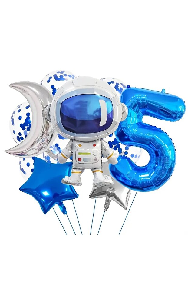 SET BALON CU TEMATICĂ SPAȚIALĂ 5 ANI - 1