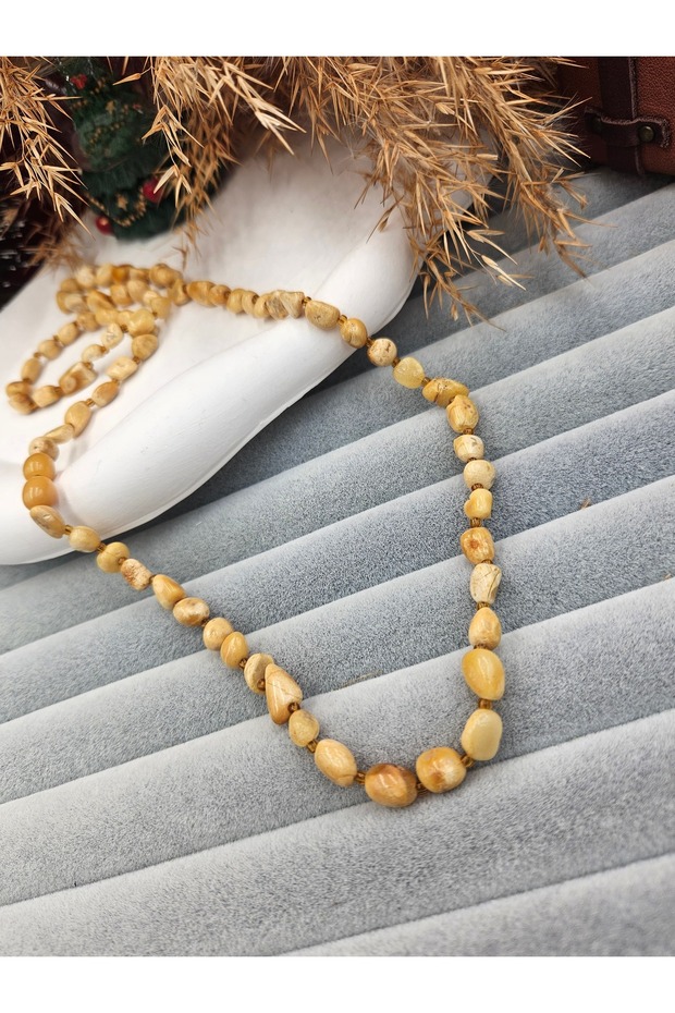 Damla kehribar kolye - 1