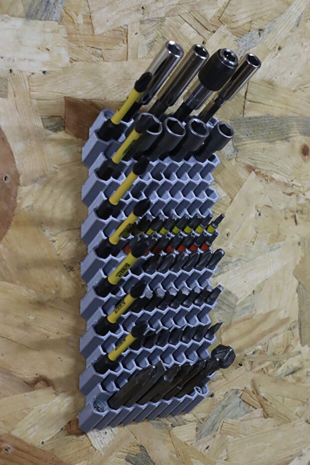 140 Adetli Hex Bits Uç organizeri