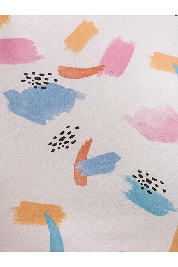 LCW HOME Çift Kişilik Desenli Ranforce Nevresim Takımı - 6