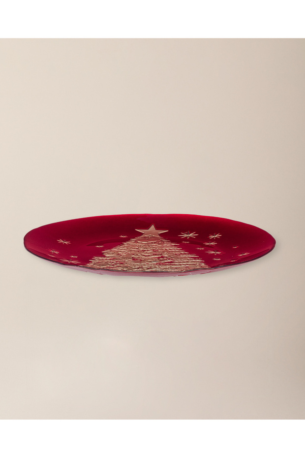 Manarola Servis Tabağı - Kırmızı - 5