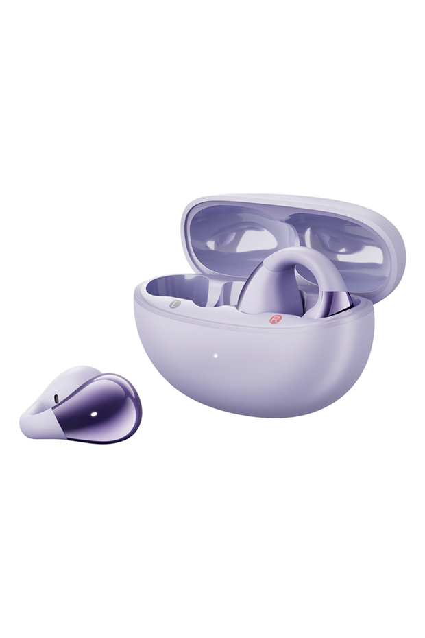 C30 (QT33) Crossky Kablosuz Küpe Kulaklık 4 Mikrofon Enc Ipx5 Bluetooth 5.4 Mor - 8