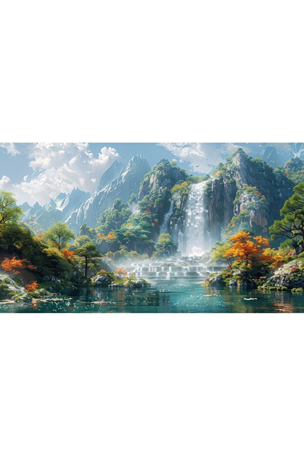 GreatWaterfall Kanvas Tablo - 1