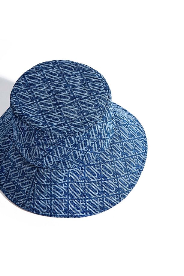 Monogram Denim Bucket Şapka - 3