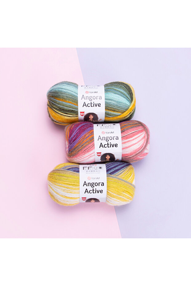 ANGORA ACTIVE NEW - EBRULİ EL ÖRGÜ İPİ EBRULİ-841 - 8