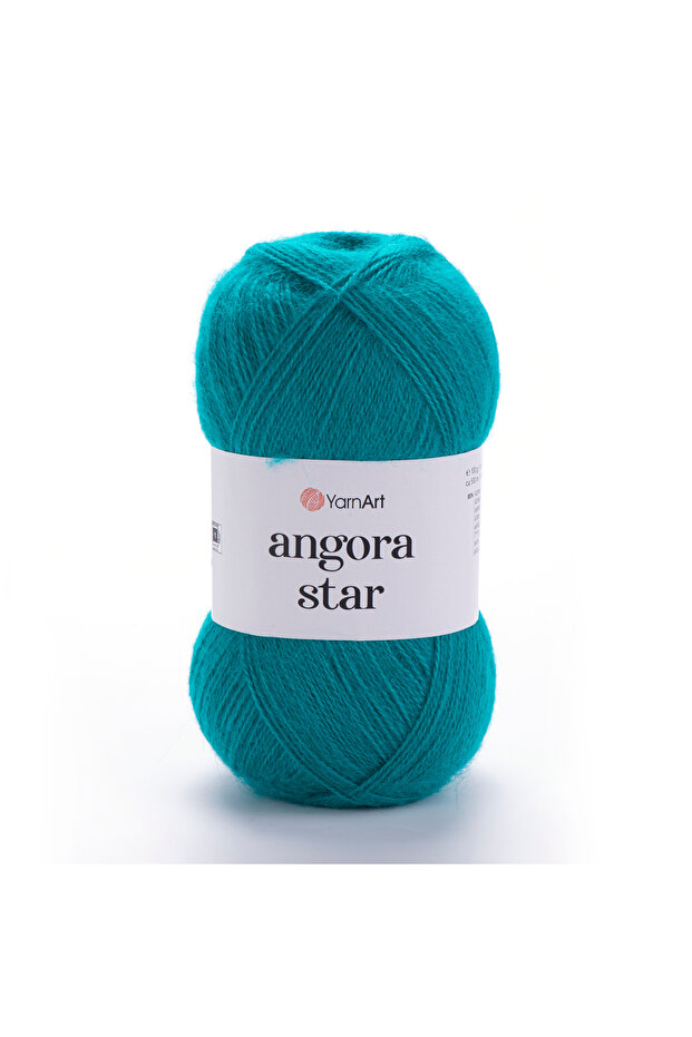 Angora Star Hand Knitting Thread Petrol Green 11448