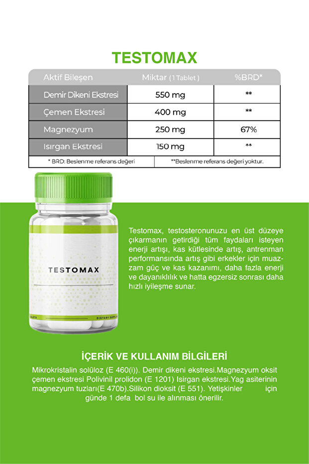 TESTOMAX 60 TABLET - 1