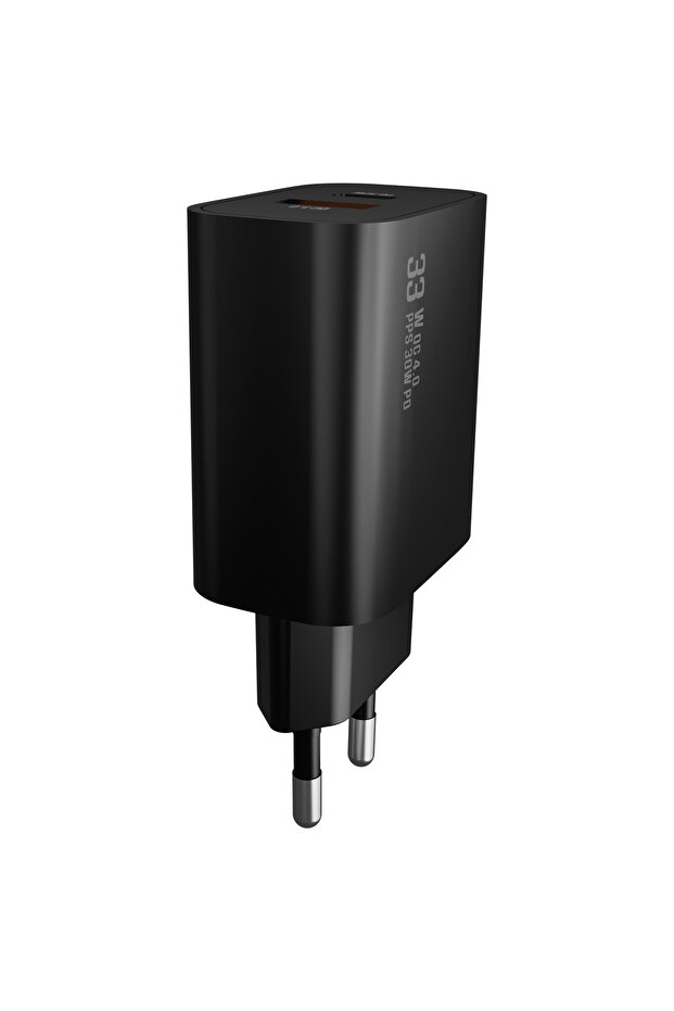 HY-XE49 Type-C + USB-A 30W PD / Uyumlu  33W PPS USB QC 3.0 18W Hızlı Ev Şarj Adaptörü - 2