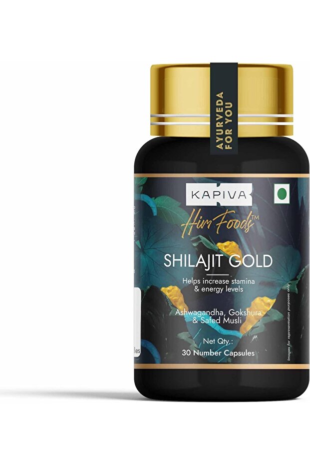 Kapiva Shilajit Gold Capsules 30 capsules