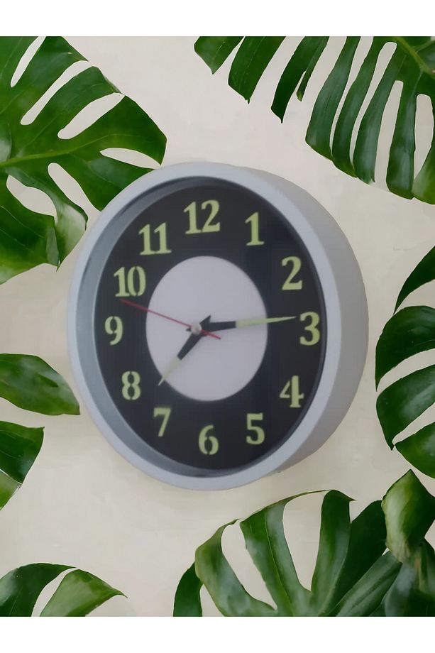 Fosforlu 22 cm Duvar Saati 4 Adet Çanta 3 Adet Kek Kalıbı Hediyeli - 2