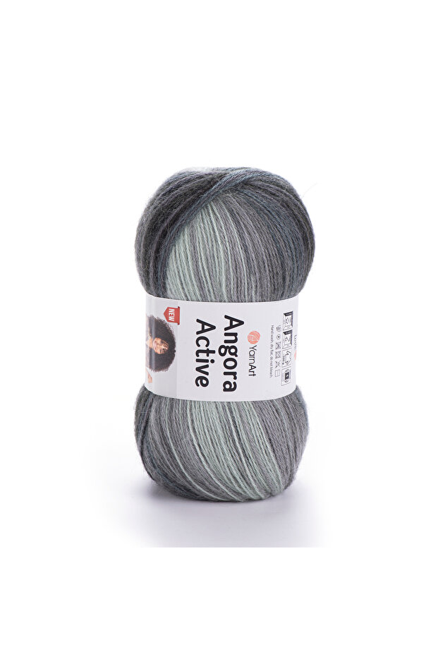 حبل محبوك يدويًا من EBRULI - ANGORA ACTIVE NEW -840