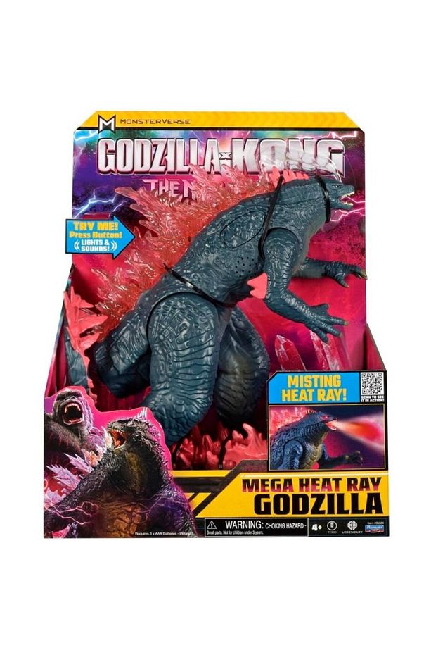 Godzilla VS Kong: Dev 35 cm Işıklı ve Atomik Nefes Özellikli Godzilla Figürü - 1