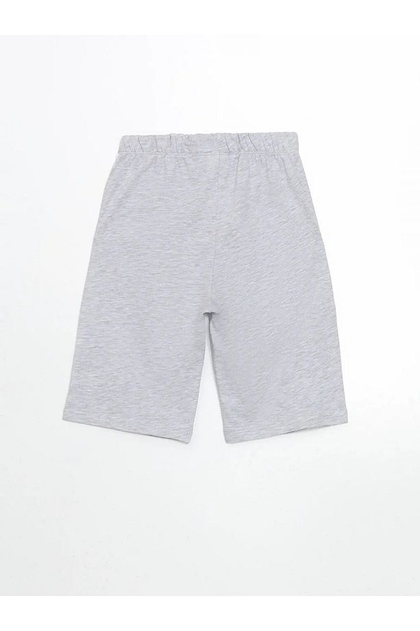 LCW Kids Lacivert Beli Lastikli Erkek Çocuk Pijama Şort 2'li - 5