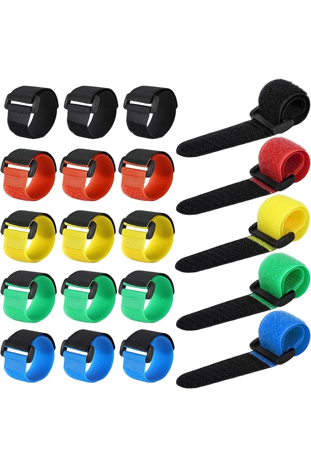 20pcs 10/20PCs Fishing Rod Tie Strap - Hook & Loop Suspender Fastener for Outdoor Fishing Tools 7.87
