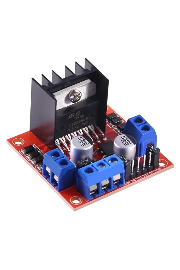 لوحة تحكم محرك السائر L298N L298N وحدة جسر H مزدوج لسيارة Smart Car Power MEGA R3 M