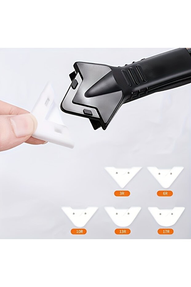 Space Gray 5-in-1 Metal Head Shovel Glue Tool Kit: Silicone Spatula, Caulk Remover, Grout Removal, S